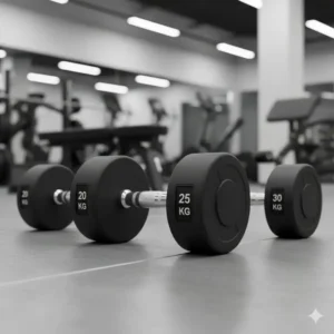 A high-quality image of a sleek, dark Agile 8-string guitar on a stand, showcasing the extended-range neck and sophisticated hardware.