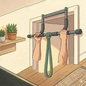 Illustrating innovative and smart apartment exercise equipment that enhances home fitness routines.
